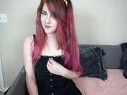 MissPrincessKay Deepthroating Dildo While