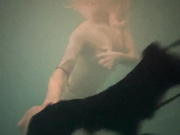 Laura under water
