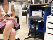 BITCHINBUBBA - RAE - FLASHING IN THE FURNITURE STORE