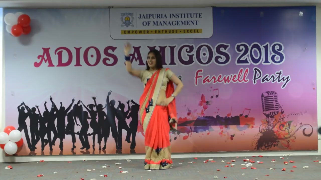 Saree indian slut dance at college function