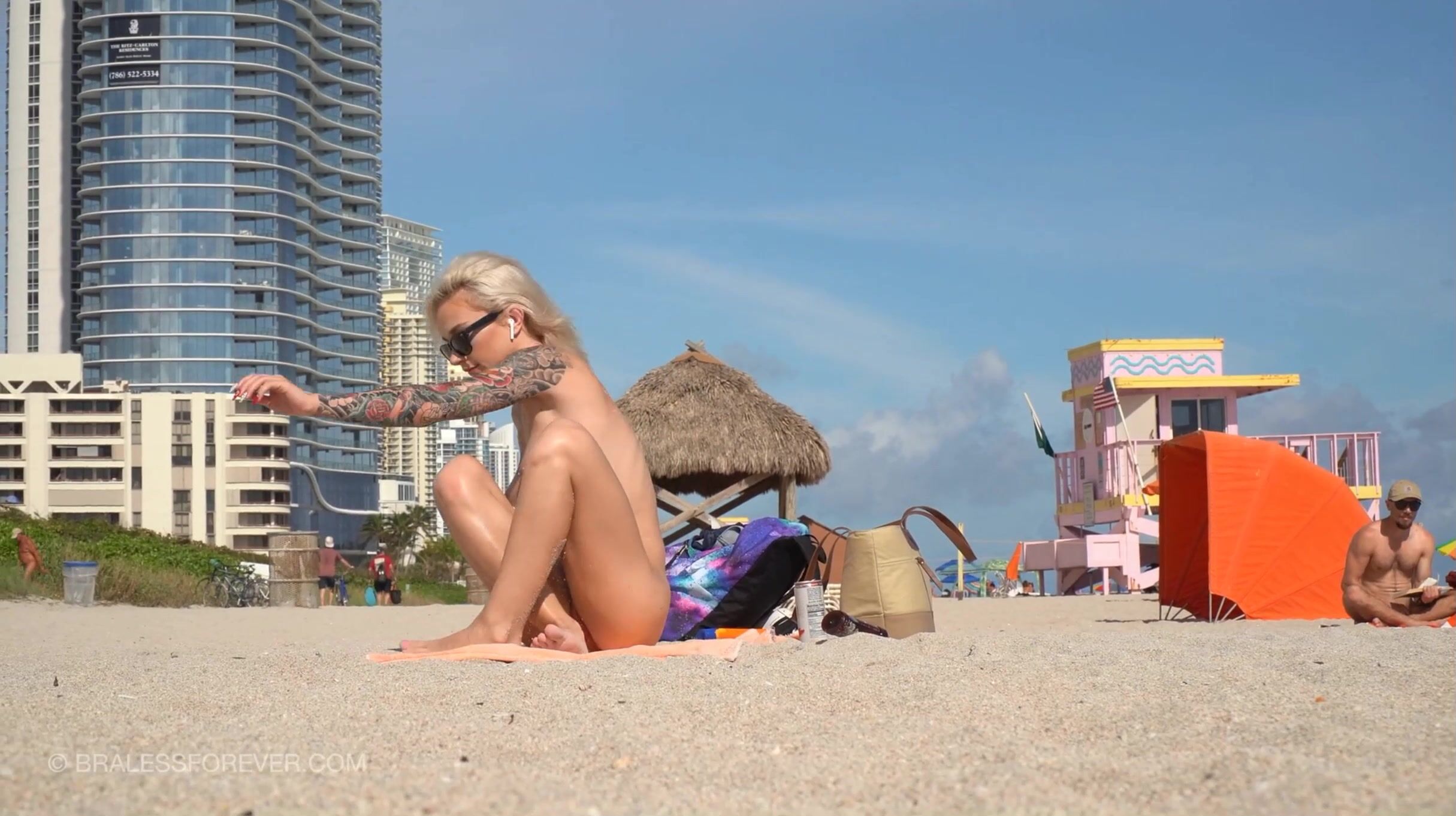 Angel at the beach