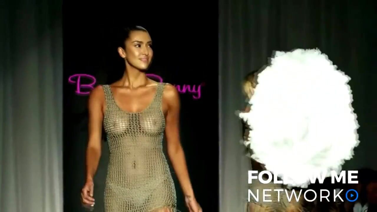 Braless fashion show