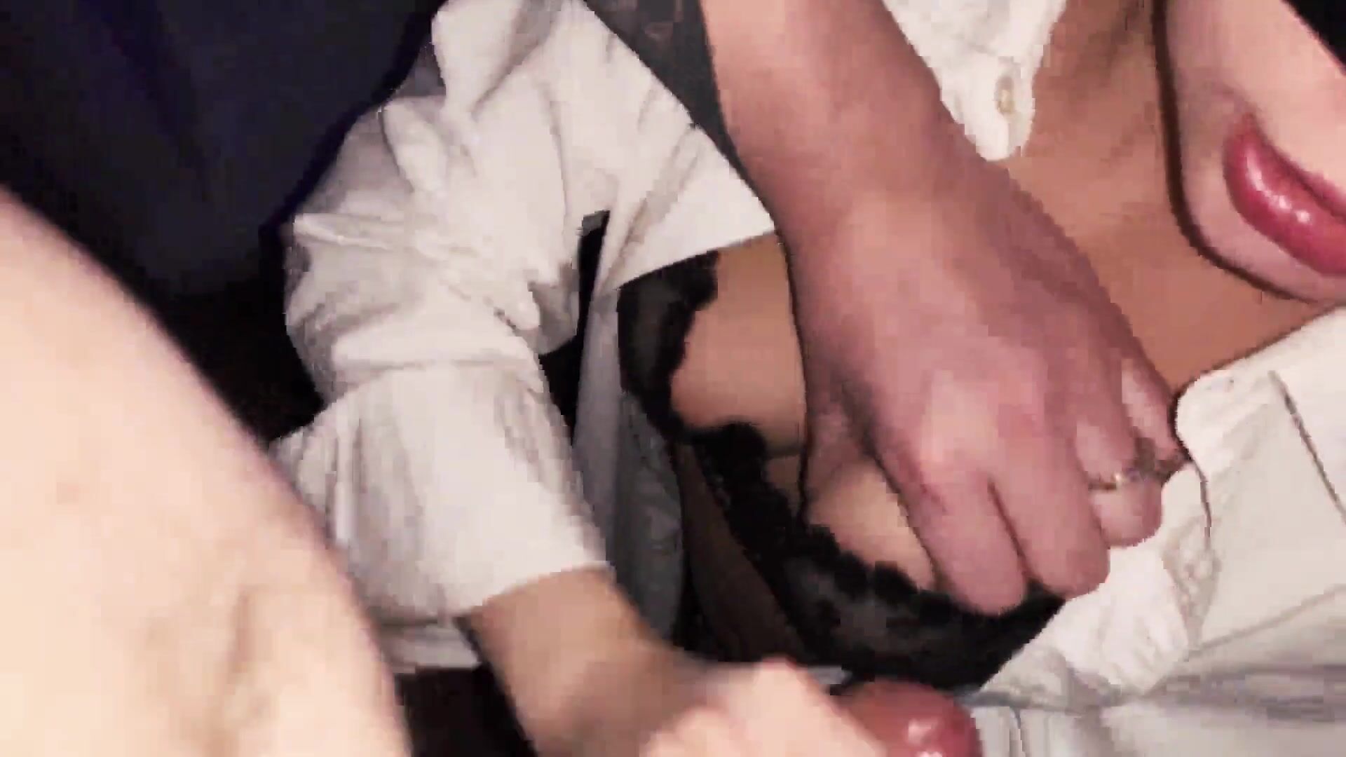 Deep in her orgasm on camera